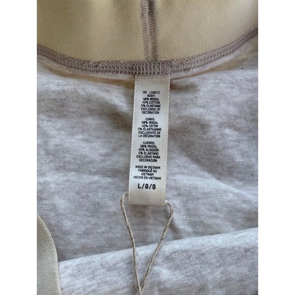 Skims Boyfriend Boxer Heather Oatmeal Size Large - Picture 9 of 10